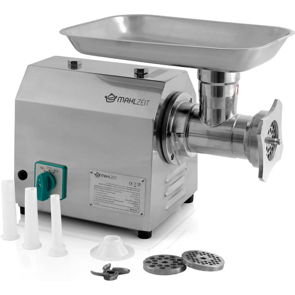 Picadora embutidora eléctrica