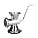 Picadora de carne manual de acero inoxidable